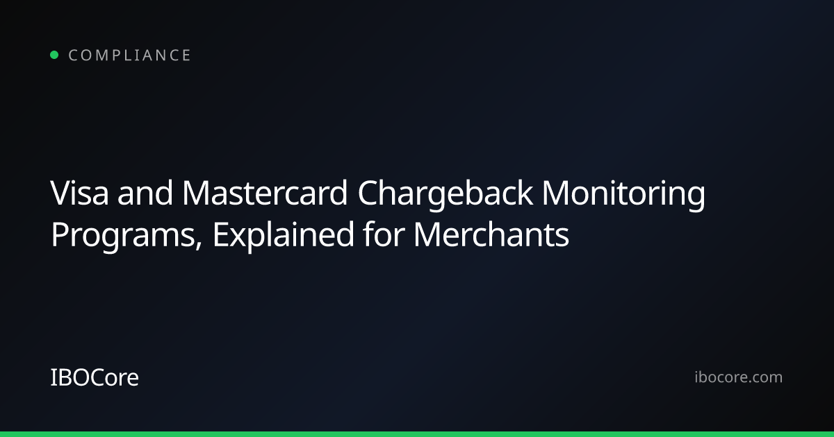 Visa and Mastercard Chargeback Monitoring Programs, Explained for Merchants