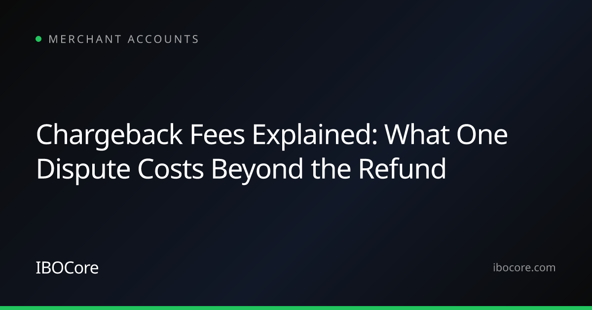 Chargeback Fees Explained: What One Dispute Costs Beyond the Refund